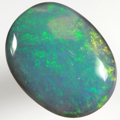SOLID SEMI BLACK OPAL Always showing green over blue, Moss Pattern